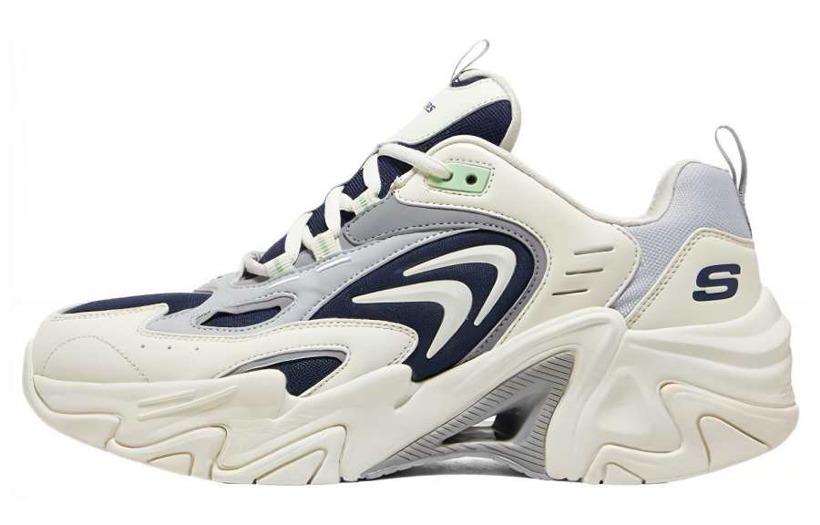 Skechers Stamina V3 Abrasion Resistant Abrasion Resistant Low top Chunky Sneakers Men's Beige