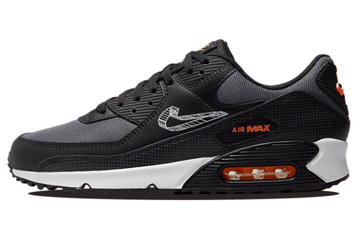 Nike Nike Air Max 90 3D Swoosh Black Grey Orange