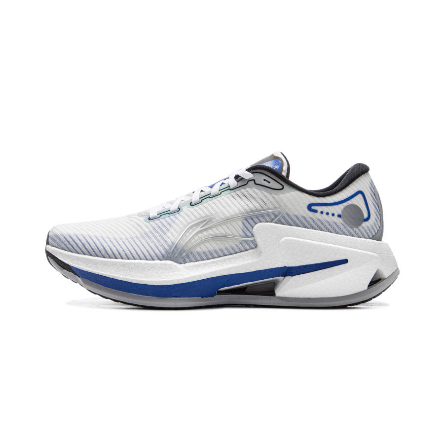 Li-Ning Li Ning Furious Rider 8 Low top Casual Running Shoes Men's White Gray Blue