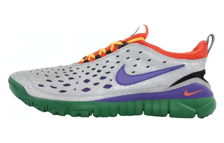 Nike Nike Free Trail 5.0 Abrasion Resistant Breathable Low top Running Shoes Unisex Silver Green