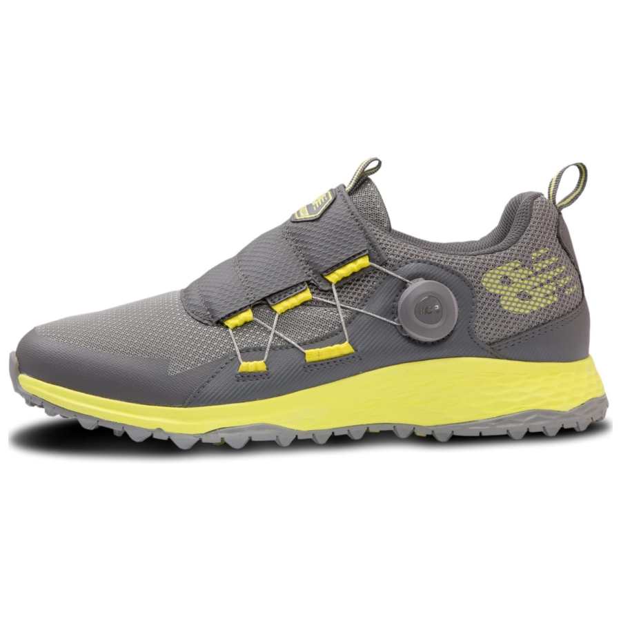 New Balance New Balance NB Fresh Foam 4700 V1 SL BOAR G Cushioning Breathable Low top Golf Shoes Men's Gray Yellow