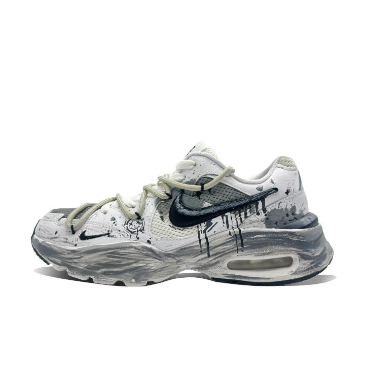 Nike Nike Air Max Fusion Coverage Low top Casual Running Shoes Women's Black White