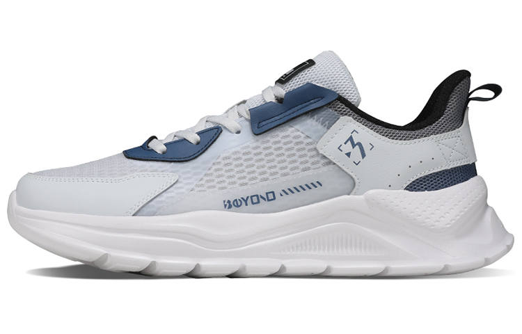 361° Mesh Cushioning Breathable Low top Running Shoes Men's Gray Blue