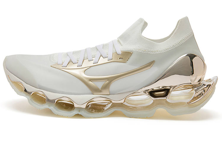 Mizuno Wave Prophecy Hajime Sorayama x Wave Prophecy Mizuno 'White Champagne Gold'