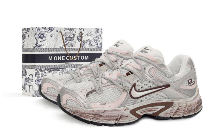 Nike Nike V5 RNR Breathable Lightweight Breathable And Lightweight Low top Running Shoes Women's White Brown