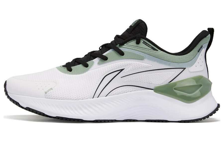 Li-Ning Li Ning YueYing 3.0 Cushioning Abrasion Resistant Breathable Low top Running Shoes Men's White Green