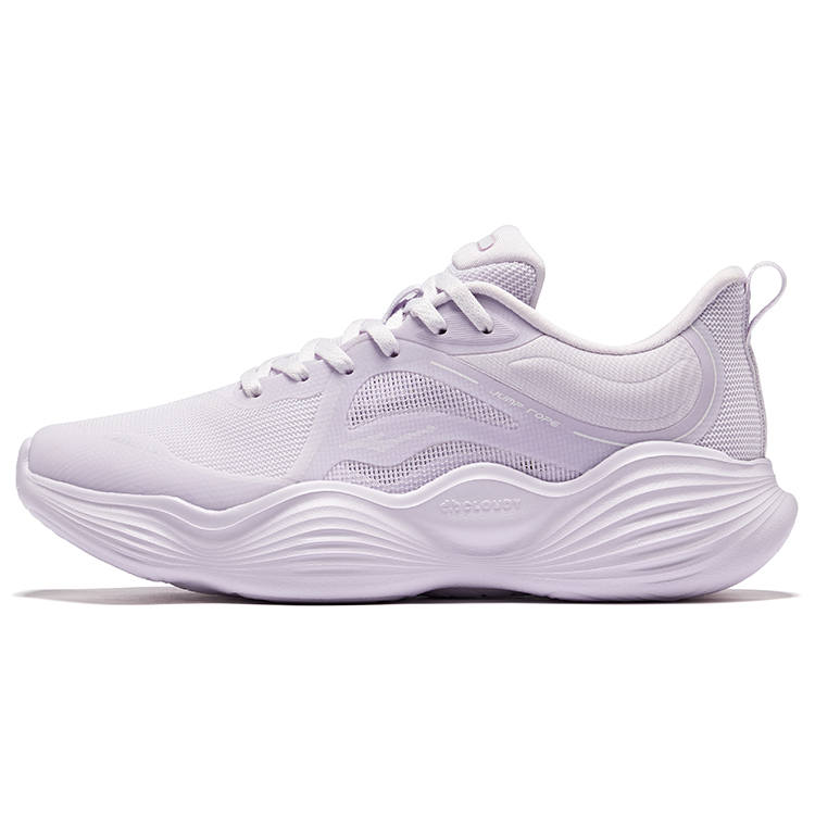 Erke Cushioning Slip Resistant Abrasion Resistant Low top Running Shoes Women's Purple