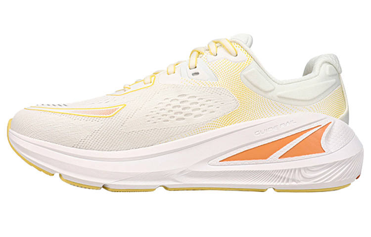 Altra Mesh Cushioning Slip Resistant Abrasion Resistant Low top Running Shoes Women's Yellow White