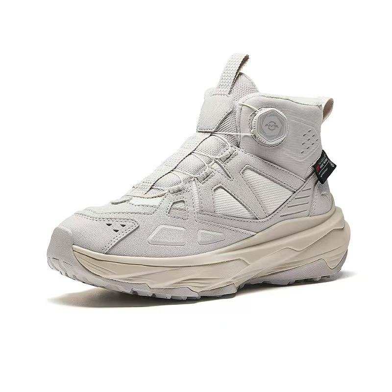 Anta Yueliang 2 Cushioning, Wear Resistant High top Outdoor Shoes Women's Shade 1 Gray