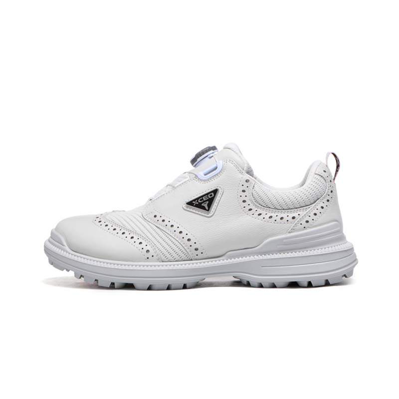 Xceo1996 Support Lightweight Rebound Low top Golf Shoes Unisex White