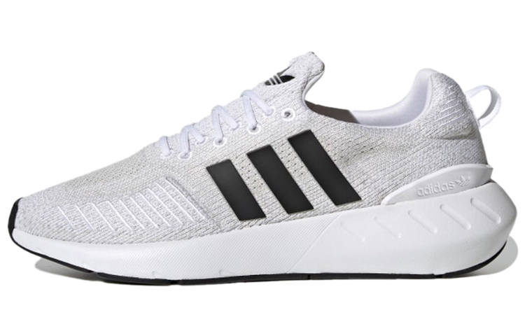 Adidas Originals Swift Run 22 Abrasion Resistant Breathable Low top Running Shoes Men's Gray White