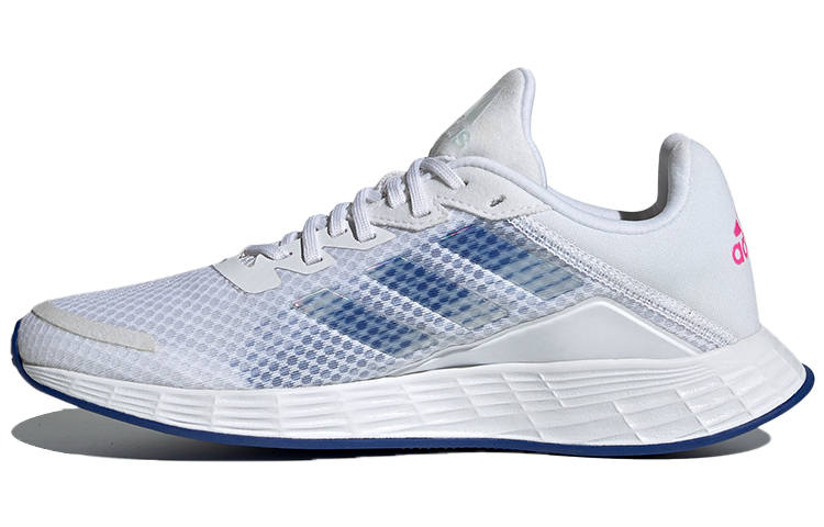 Adidas Adidas Duramo Sl Comfortable Textile, Synthetic Leather Low top Running Shoes Women's White Blue