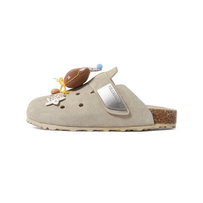 KILLWINNER Slip Resistant Abrasion Resistant Slip Resistant Abrasion Resistant Closed Toe Slippers Women's Beige