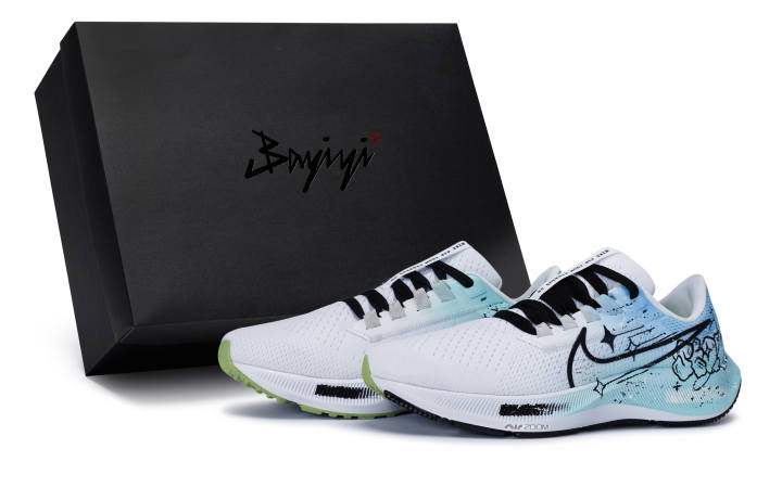Nike Nike Pegasus 38 Low top Running Shoes Men's White Blue
