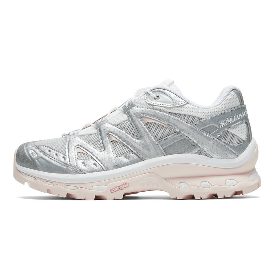 SALOMON XT Quest Athleisure Low top Outdoor Shoes Unisex Gray White Pink