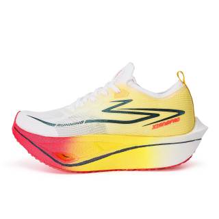 XIANGPAO Low top Genuine Carbon Plate Long Distance Running Shoes Unisex Yellow Plum Season