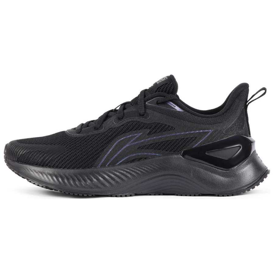 Li-Ning Li Ning Cushioning Breathable Rebound Low top Casual Running Shoes Women's Black