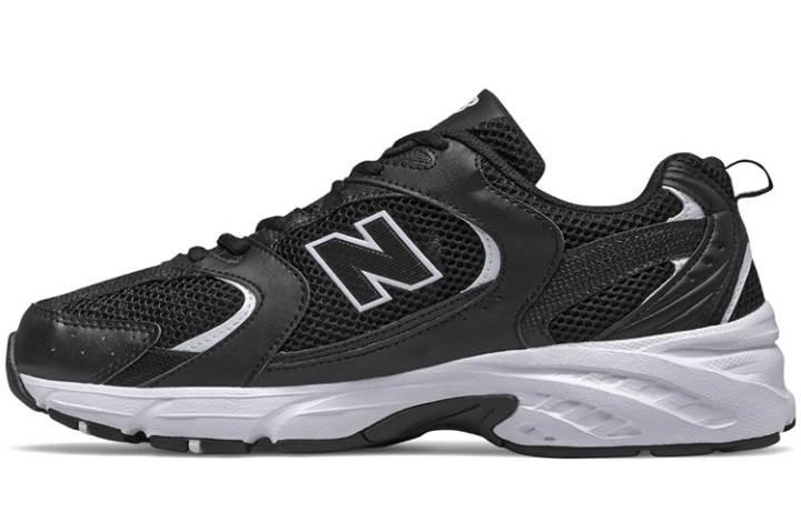 New Balance New Balance NB 530 Mesh Low top Running Shoes Unisex Black White D Width