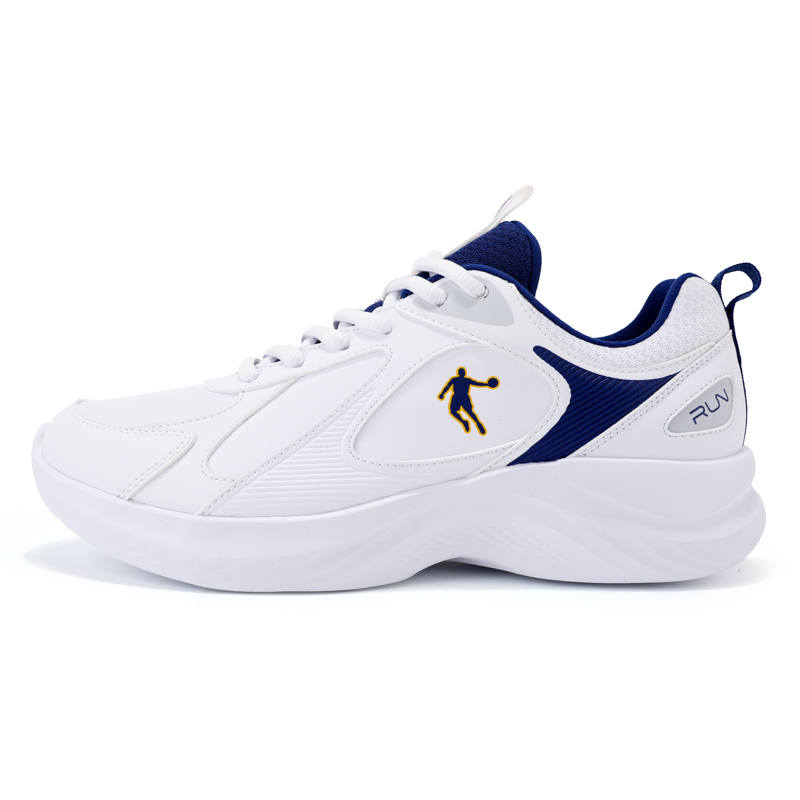 QIAODAN Low top Running Shoes Men's White Blue