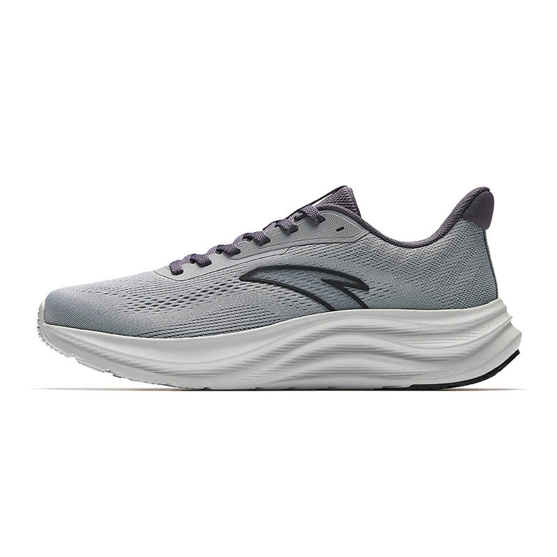 Anta Abrasion Resistant Breathable Low top Casual Running Shoes Men's Gray