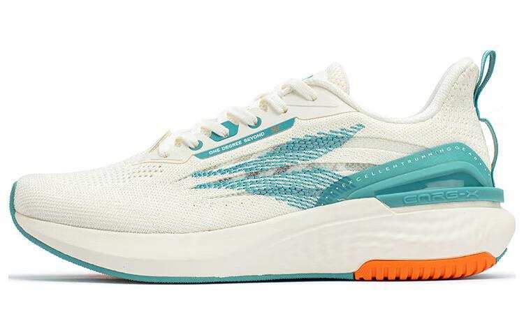 361° Abrasion Resistant Breathable Abrasion Resistant Breathable Low top Running Shoes Men's White Green