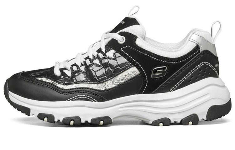 Skechers I Conik Cushioning Breathable Low top Running Shoes Women's Black White