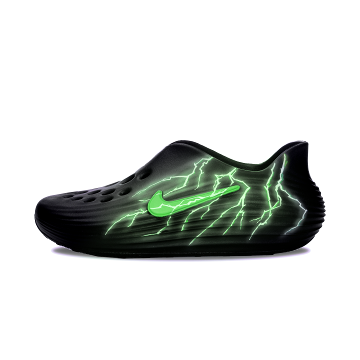 Nike Nike ReactX Rejuven8 Clogs Unisex Black Green