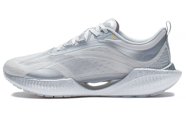 Li-Ning Li Ning Super Light 19 Rebound Low top Running Shoes Men's Microcrystalline Gray