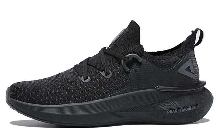 PEAK Tai Ji3.0 Trendy Cushioning Slip Resistant Abrasion Resistant Low top Running Shoes Men's Black