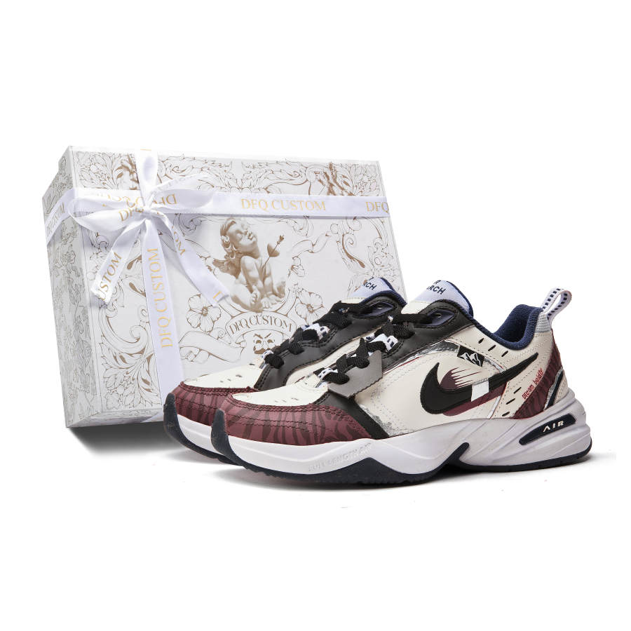 Nike Nike Air Monarch 4 Da Vinci Custom, Box, Dream Chaser Slip Resistant Slip Resistant Low top Chunky Sneakers Unisex