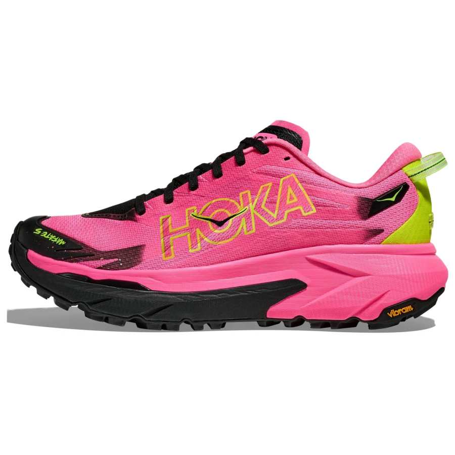 HOKA ONE ONE Mafate 5 Soft And Comfortable Slip Resistant Abrasion Resistant Low top Casual Running Shoes Unisex Pink