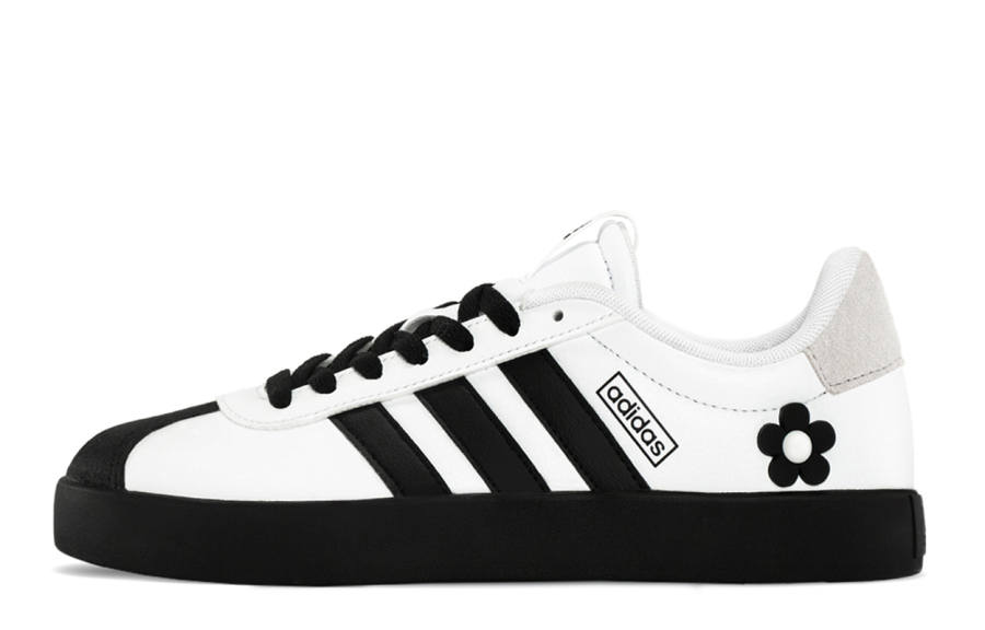 Adidas Adidas VL COURT 3.0 Slip Resistant Slip Resistant Low top Skateboard Shoes Women's Black White