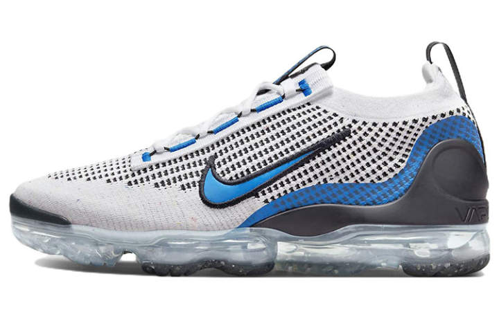 Nike Nike Air VaporMax 2021 Flyknit White Black Photo Blue