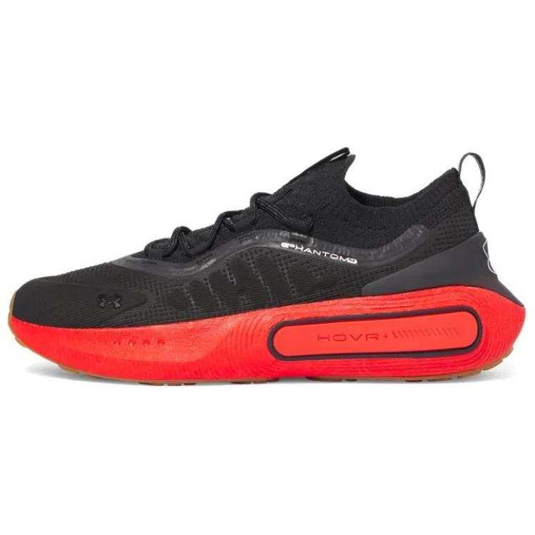 Under Armour Phantom 4 Slip Resistant Abrasion Resistant Low top Casual City Commuting Running Shoes Men's Black Red