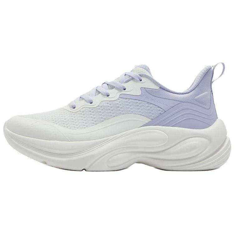 361° Spiritual Fox 2.0 Abrasion Resistant Breathable Low top Casual Running Shoes Women's White Purple