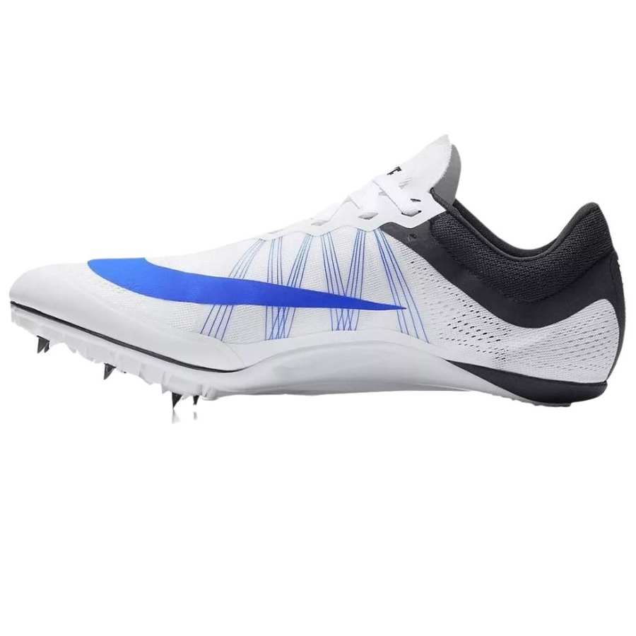 Nike Nike Slip Resistant Abrasion Resistant Low top Running Shoes Men's White Black Blue