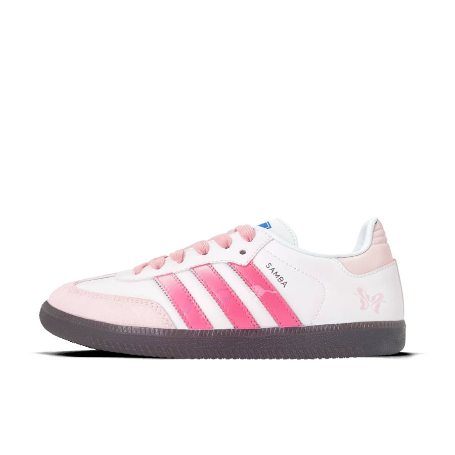 Adidas Originals SAMBA OG Y VELE Quality, Butterfly Tide Textile, Synthetic Leather Abrasion Resistant Low top