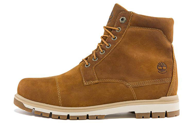 Timberland Leather Abrasion Resistant Abrasion Resistant Short Outdoor Boots Brown