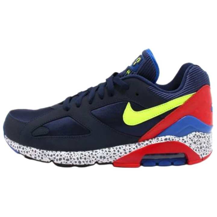 Nike Nike Air Max 180 Running Shoes Men's Blue Red