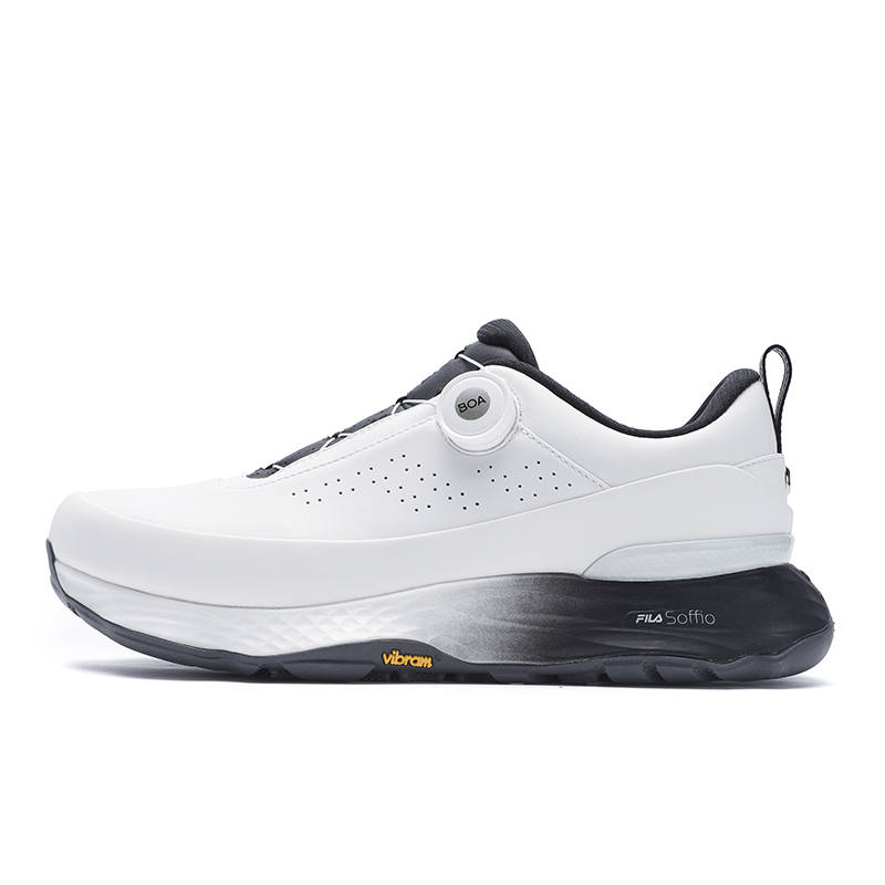 FILA VELOCITY Abrasion Resistant Slip Resistant Low top Abrasion Resistant Slip Resistant Golf Shoes Men's Black White