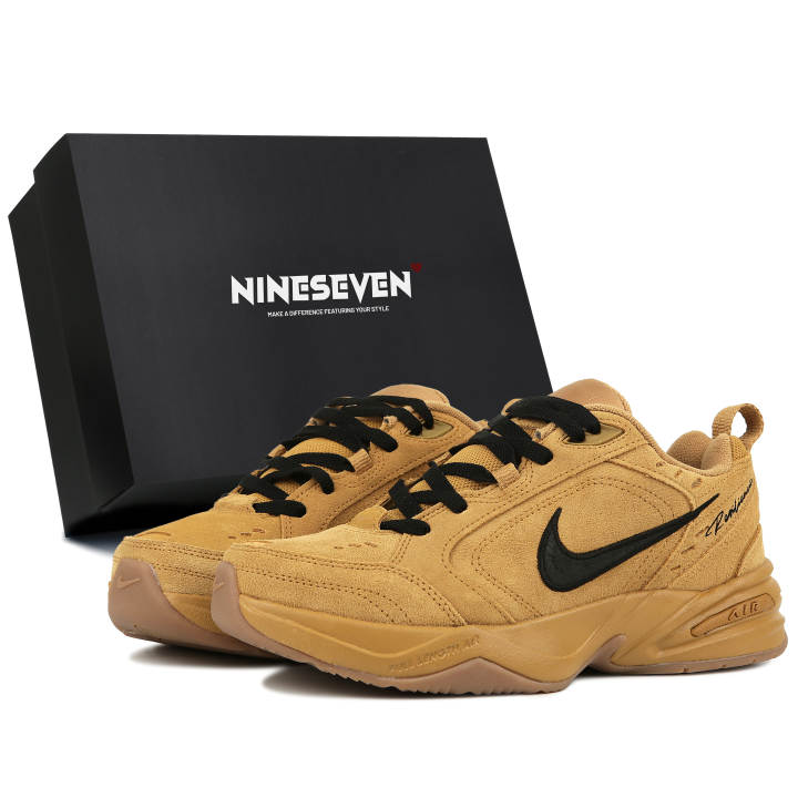Nike Nike Air Monarch 4 Abrasion Resistant Abrasion Resistant Low top Chunky Sneakers Unisex Brown