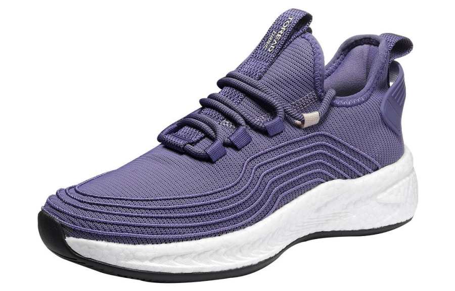 TOREAD Comfortable Cushioning Abrasion Resistant Low top Outdoor Shoes Women's Purple Black