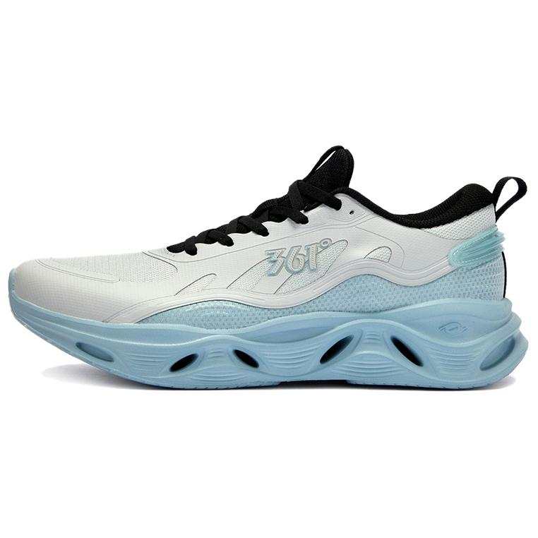 361° Breathable And Lightweight Low top Casual Running Shoes Men's Gray Blue