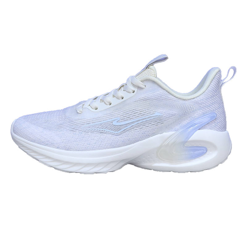 Erke Cushioning Breathable Lightweight Low top Casual Sprint City Commuting Running Shoes Women's White