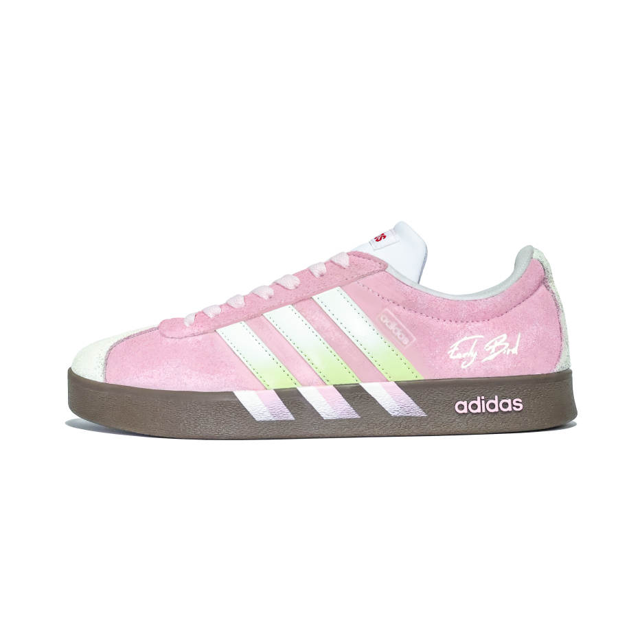 Adidas Adidas VL COURT 2.0 Cushioning Abrasion Resistant Cushioning, Wear Resistant Low top Skateboard Shoes Women's Pink
