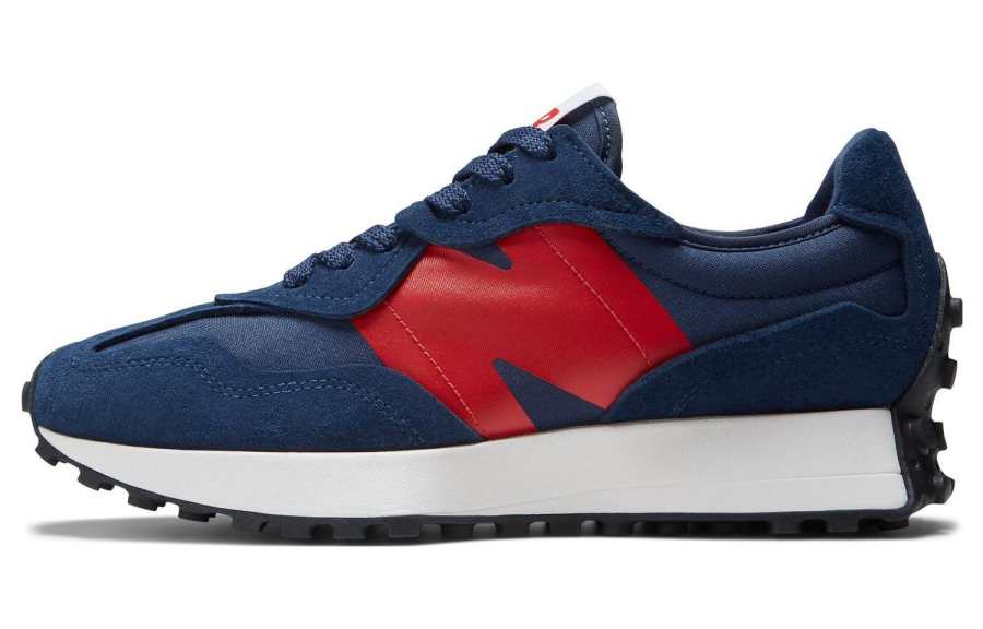 New Balance New Balance NB 327 Cushioning Abrasion Resistant Low top Running Shoes Unisex Blue Red