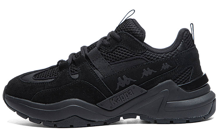 Kappa Avant Garde Player Slip Resistant Abrasion Resistant Low top Running Shoes Unisex Black