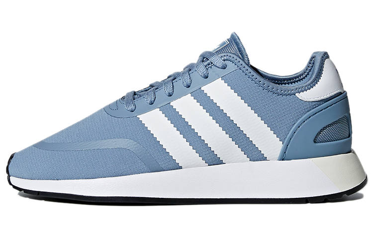 Adidas Originals N 5923 Comfortable Fabric Breathable Low top Marathon Running Shoes Women's Blue