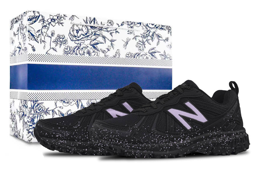 New Balance New Balance NB 410 V5 Cushioning, Wear Resistant Low top Running Shoes Unisex Black, Purple