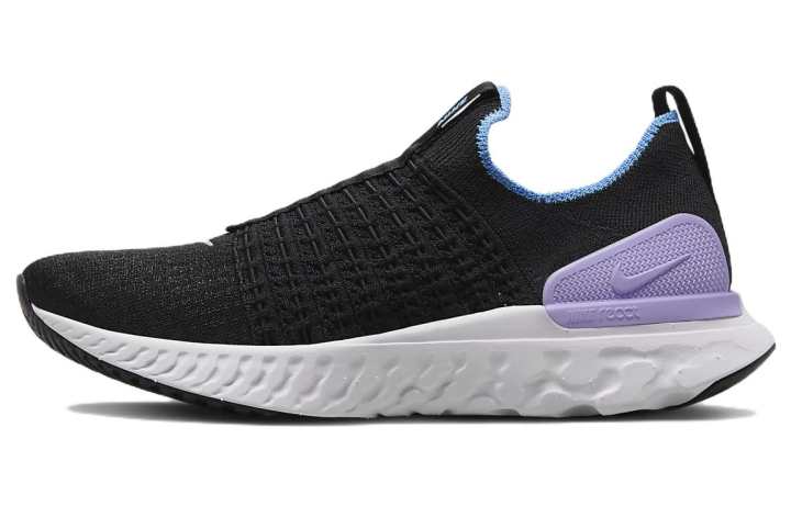 Nike Nike React Phantom Run Flyknit 2 Black Barely Grape University Blue Women's